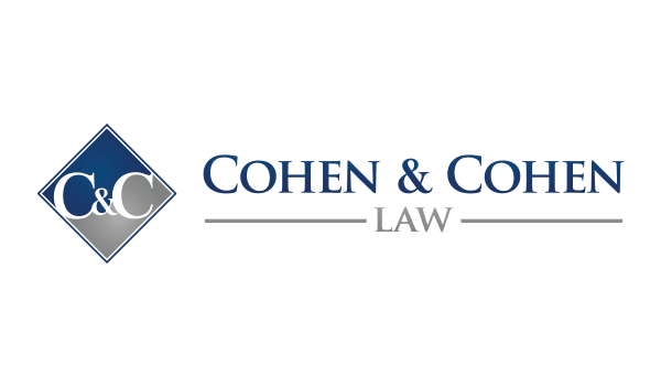 Logo of Cohen & Cohen Law with a blue diamond shape containing "C&C."