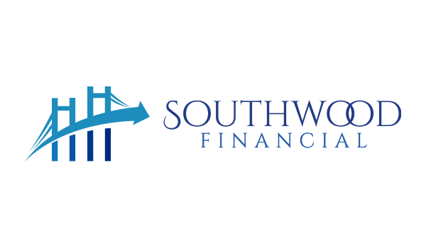 Logo of Southwood Financial with a stylized bridge design.